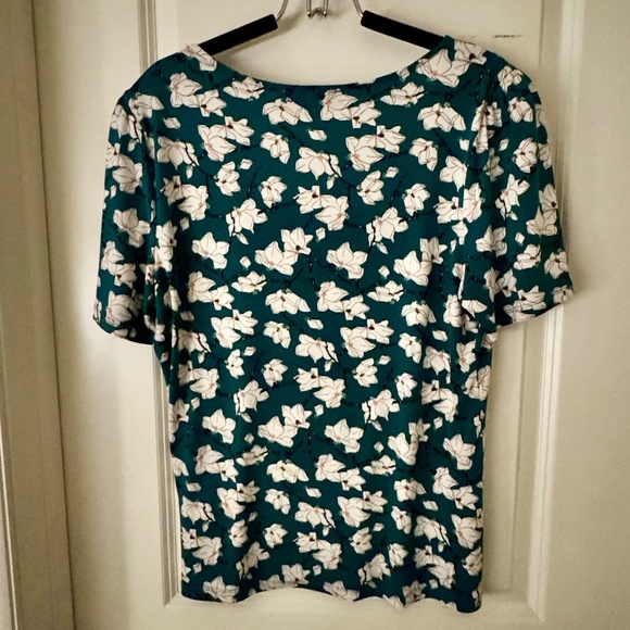 Catherine Malandrino XL scoop neck short sleeve top, comfortable business wear - Picture 2 of 6